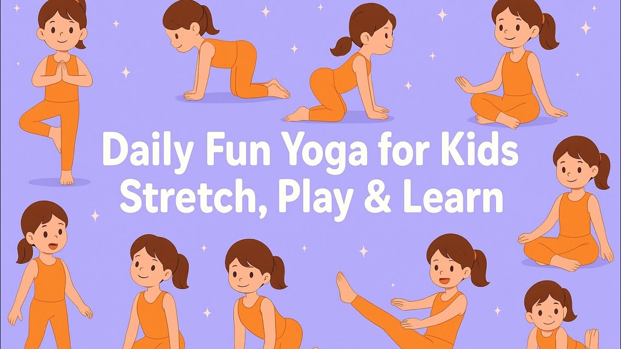Daily Fun Yoga for Kids | Stretch, Play & Learn - YouTube