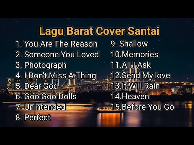 Musik Barat Cover Santai ~ Lagu Barat Cafe Terbaru 2023 class=