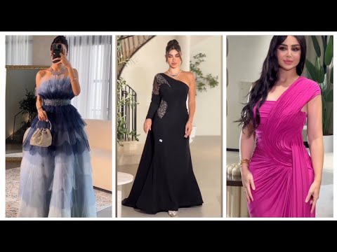 فساتين سهرة 2025 مميزة فساتين سواريه2025 ناعمة و راقية فساتين اعراس ناعمه