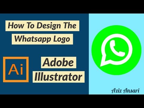 How To Design The Whatsapp Logo | Adobe Illustrator Tutorial