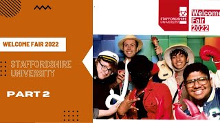 STAFFORDSHIRE UNIVERSITY WELCOME WEEK FAIR 2022 PART 2 @uniofstaffs
