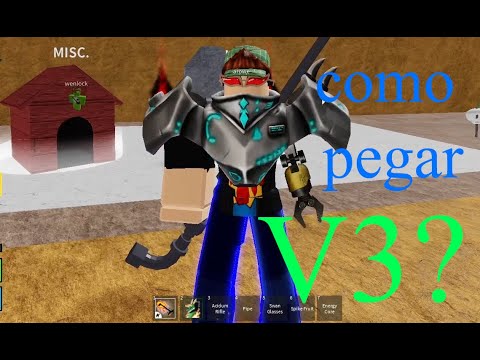 como pegar V3 raça cyborg blox fruit update 14 