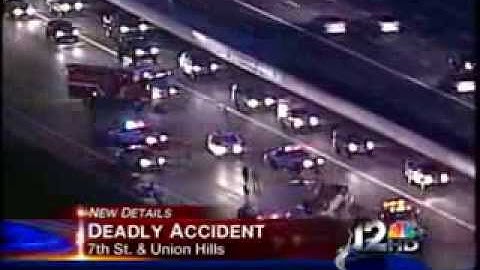azcentral com video  Fatal car accident on Loop 101 near