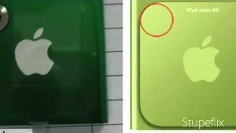 7th Generation iPod Nano with 1.3 Megapixel camera Video