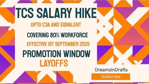 TCS Hike 2025 |Promotion Window ✅ | Salary Hike💰| Grades Explained | Layoffs? #tcs #hike #salary 