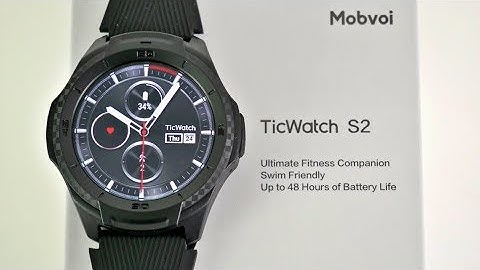 Mobvoi TicWatch S2 Smartwatch - TicMotion - WearOS - AMOLED
