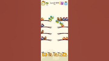 Bird sort calar game leval 1014 #games #colorconcept #colorgame #gaming #leveldesign game play color