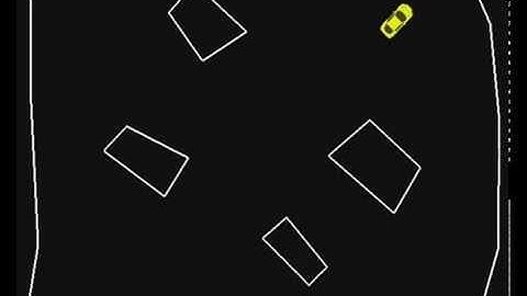 Q Learning and neural network in 2D car driving