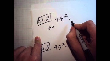Mental Math: Squaring Numbers Near 50