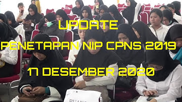 UPDATE PENETAPAN NIP CPNS 2019#Reg 3,5,7  17 DESEMBER 2020