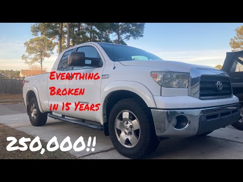 250,000 Miles Toyota Tundra Review: Everything Broken In 15 Years