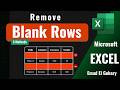 3 Easy Ways to Remove Blank Rows in Excel | Step‑by‑Step