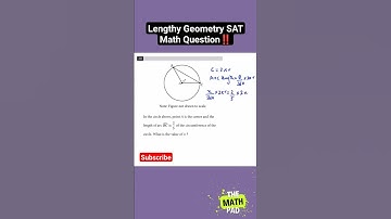 Geometry | Arc Length | Circle Circumference#satprep #satmath #maths #fyp #satmathpractice #trending