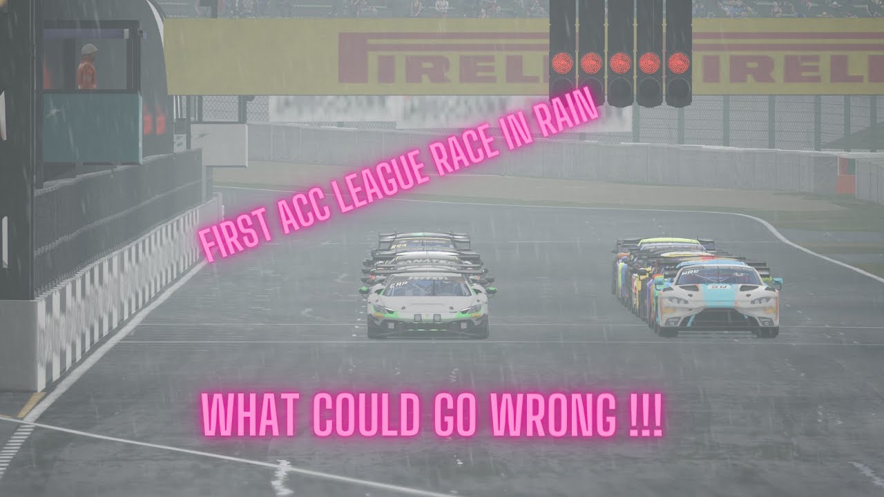 ACC First Race In Rain Sim Night Racing @ Suzuka Season 2 - YouTube