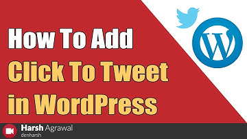 How To Add "Click To Tweet" In WordPress Blog?