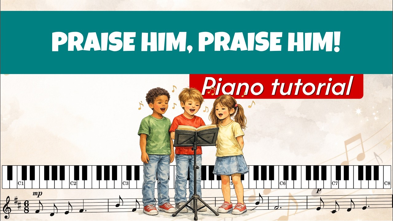 PRAISE HIM, PRAISE HIM - PIANO TUTORIAL