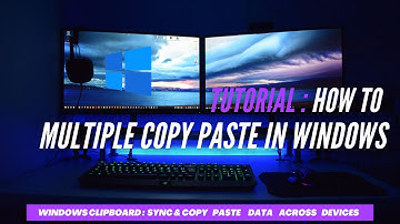 How to Enable Clipboard History in Windows 10 |  Copy & Paste Multiple Items