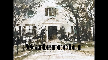 EXTREME BEGINNERS - Drawing and Painting Architecture  Accurately and Loosely