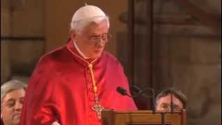 Pope Benedict XVI Address in Westminster Hall  Full Video