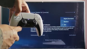 How to DIM the light bar in PS5 DualSense Controller?