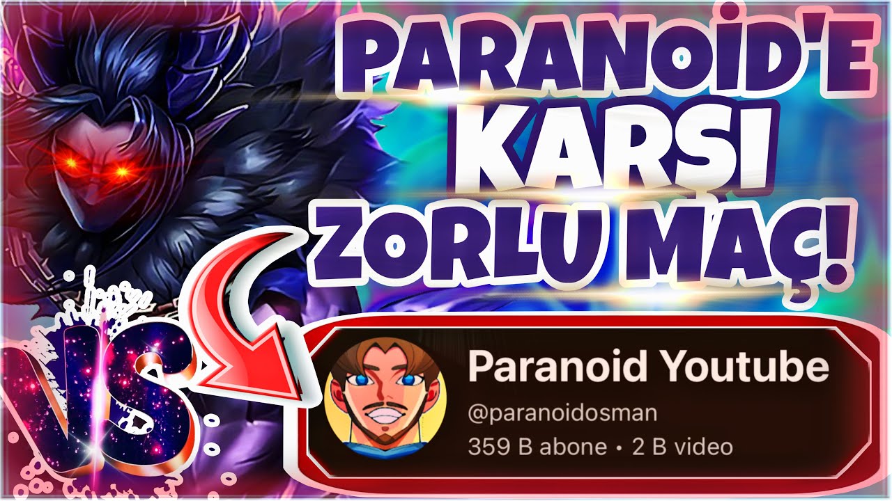 PARANOİD’E KARŞI MOSKOV OYNADIM! BANA ADC DİFF DEDİ! MLBB