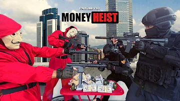 MONEY HEIST VS POLICE CHASE | BELLA CIAO REMIX