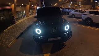 Terrorising The Streets of Dubai Night Time POV Mercedes Benz G63 AMG