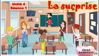 La surprise | Activité d'écoute | Unité 4 Journée 1| 3ème année primaire | français