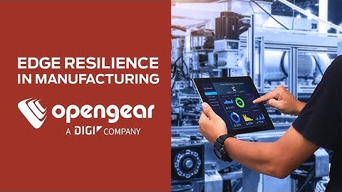 Edge Resilience in Manufacturing