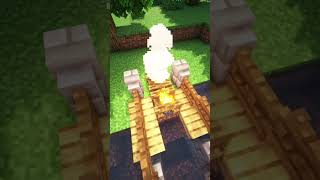 Realistic bridge in minecraft😱!  #minecraft #shortminecrafts