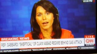 Congresswoman Tulsi Gabbard #Syria.