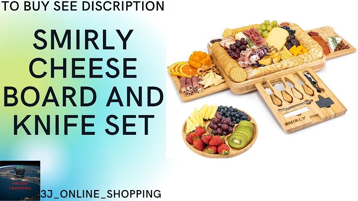 SMIRLY Cheese Board and Knife Set | Amazon | Review