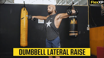 Dumbbell Lateral Raise Form & Tutorial Guide (30 Seconds) - FlexXP