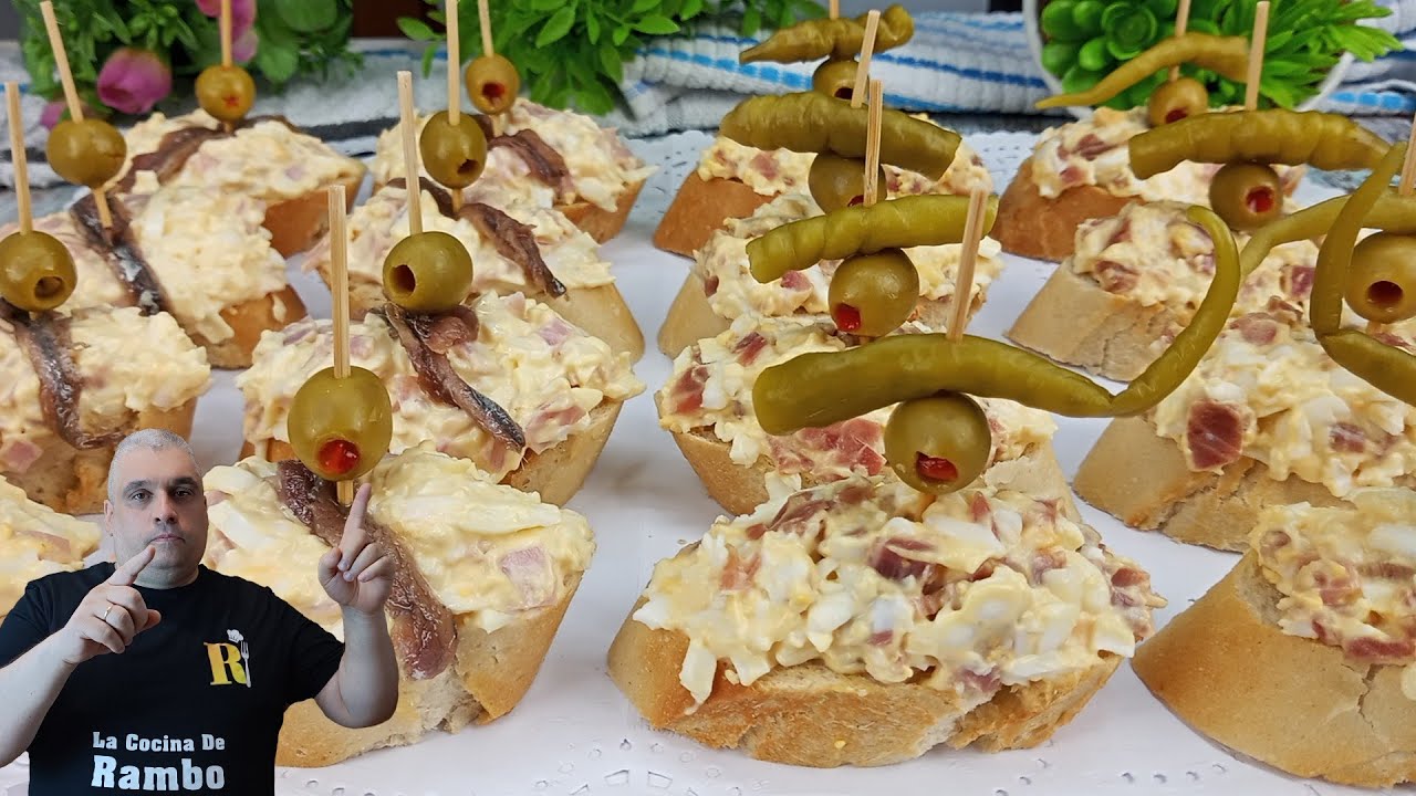 2 Pinchos Vascos para fiestas fáciles y rápido!! 😎 - Aperitivos Fáciles para Navidad 😎💚🎄