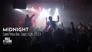 MIDNIGHT live at Saint Vitus Bar, Sept. 10th, 2023 (FULL SET)