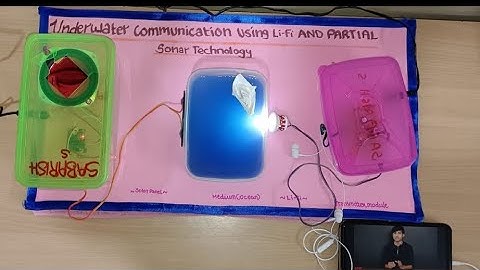 Underwater communication using Li-Fi and Partial SONAR Technology 