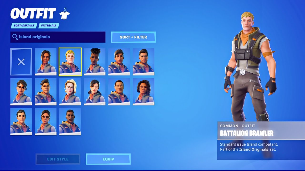 All Chapter Default Skins New Fortnite Default Skins Youtube