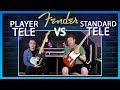 Fender Player vs Fender Standard Telecaster