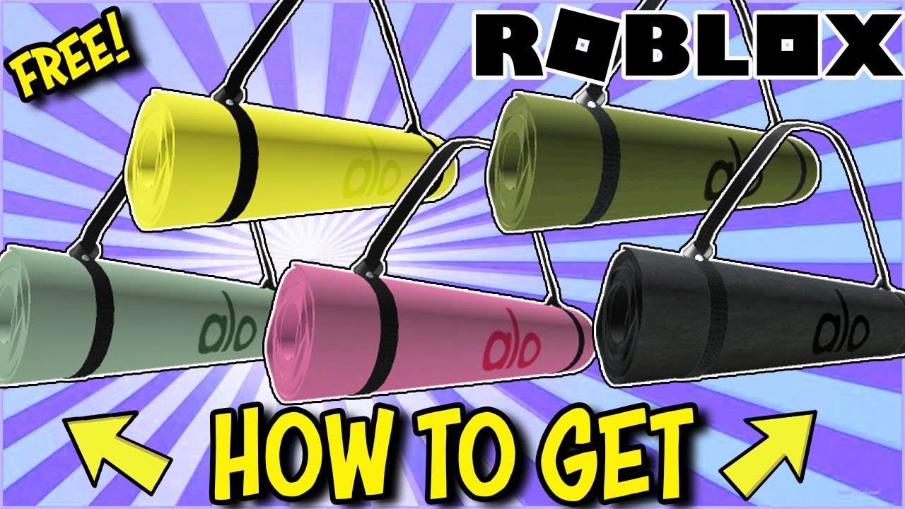 FREE* HOW TO GET WARRIOR MAT + ALO YOGA STRAP Black, Hot Pink, Highlighter,  Honeydew, Jungle ROBLOX 