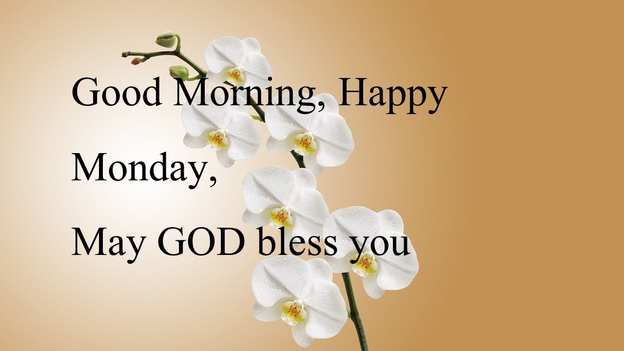 Good Morning, Happy Monday, May GOD bless you  - YouTube