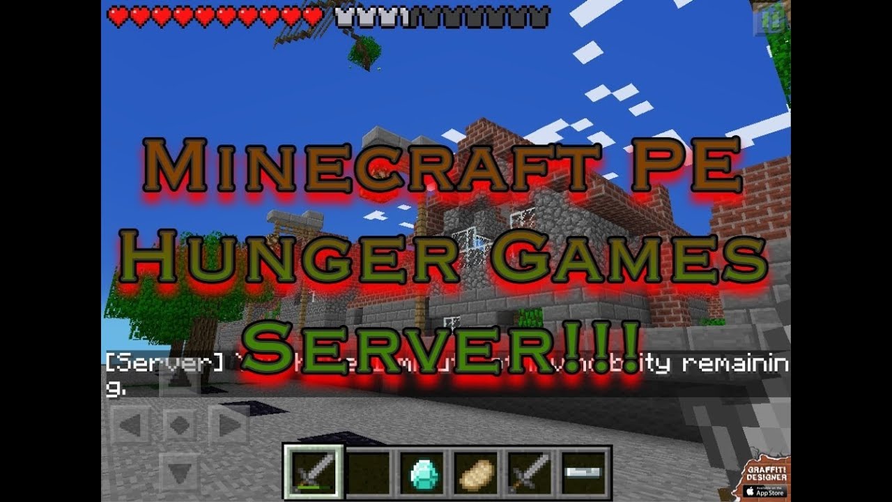 Minecraft Pocket Edition Hunger Games Server- I MURDERED A SHEEP! (With