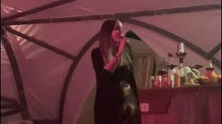 Karaoke night. Guest with nice voice. Dream Lagoon Aqua park resort Marsa Alam.