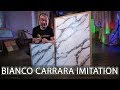 SUPER Имитация Мрамора Bianco Carrara | Marble Imitation Wowcolor Creama Bianco Stucco Veneziano