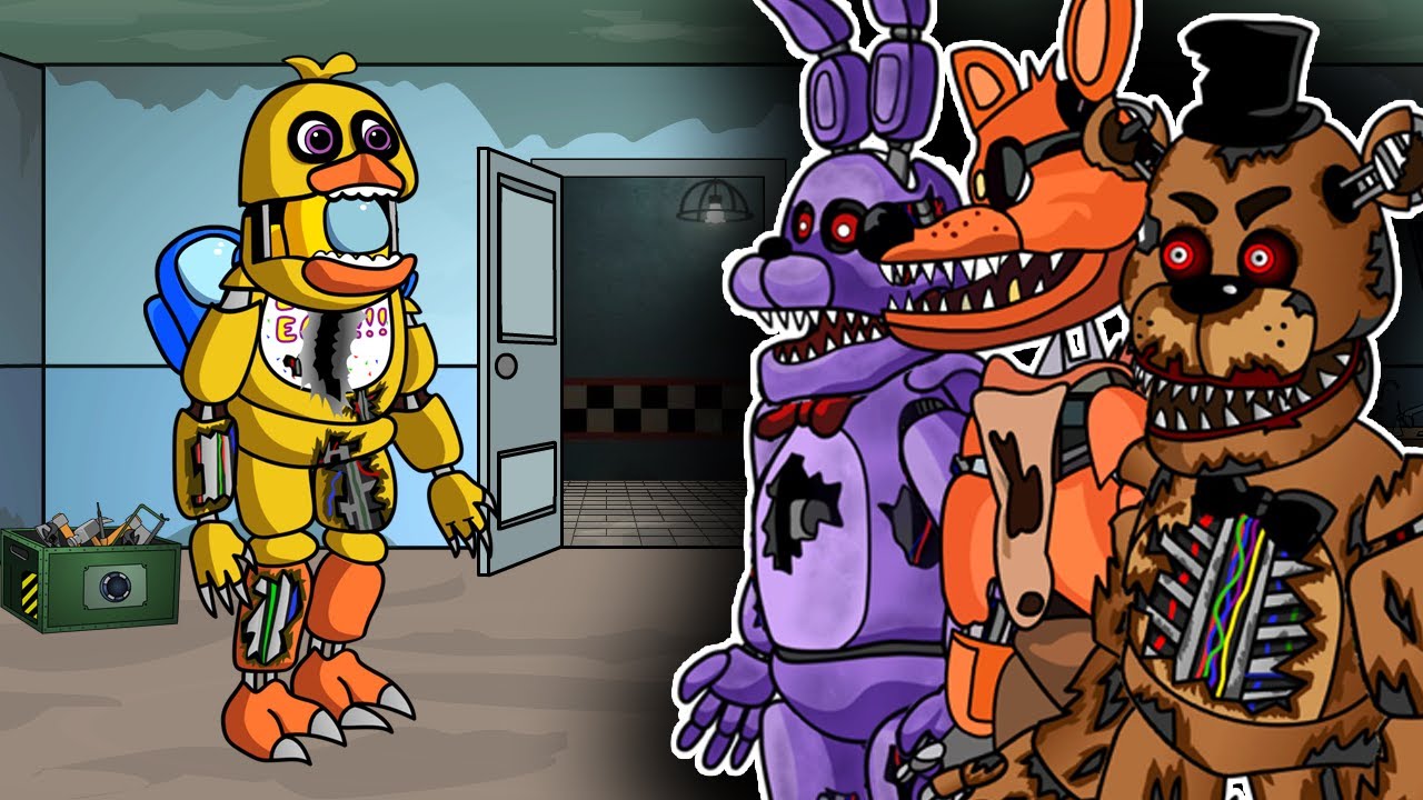 Toon Fnaf 1 Animatronics