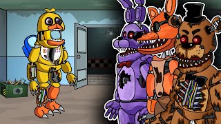 AMONG US \& CHICA vs. FNAF Animatronics | Freddy | Bonnie | Foxy | Toonz Animation 어몽어스 VS 프레디 애니메이션