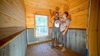 SURPRISED with TWINS! The room needed a new makeover! Off Grid / Tiny House