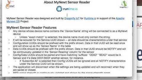 MyNewt Sensor Reader