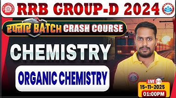 RRB Group D Science Classes 2025 | Group D Chemistry Class | RRB Group D Crash Course