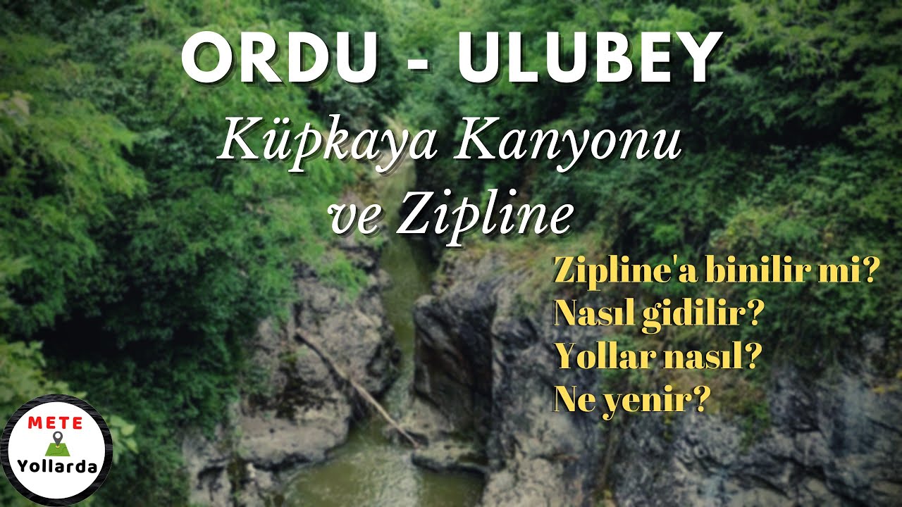Hala Görmediniz mi? 😮 Ordu Ulubey Küpkaya Kanyonu. 🪨 Doğaya Kaçamak.