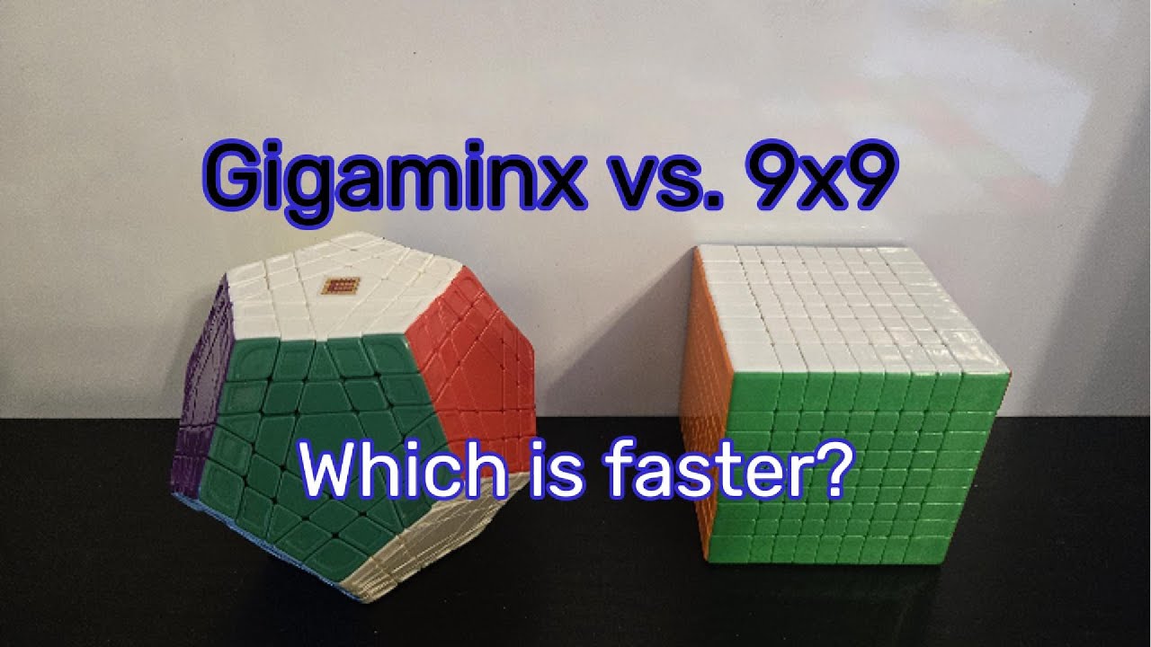 Gigaminx vs. 9x9: Which is faster?